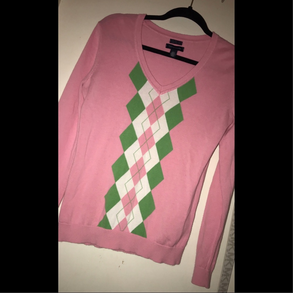 Tommy Hilfiger argyle sweater